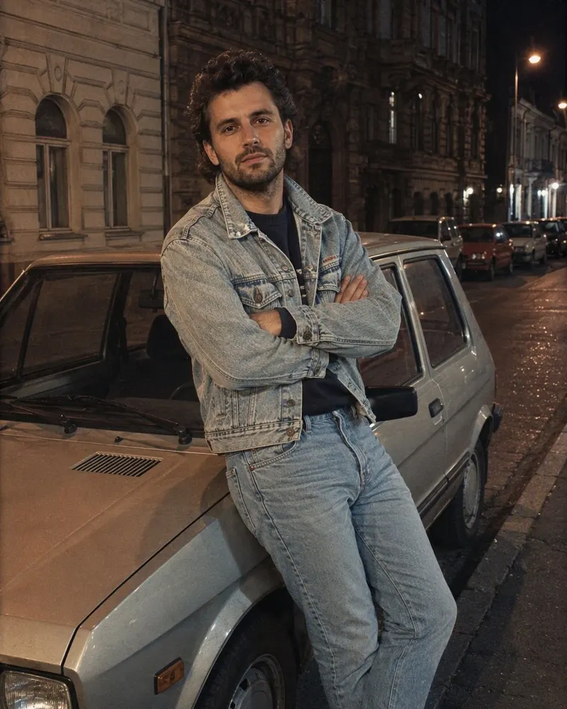 Kadar pokraj auta u splitskoj ulici prelazi u večer 1986. i hatchback tog doba.