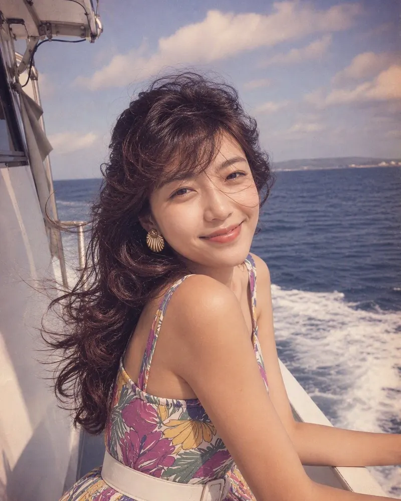 旅先で撮った写真が、80年代の夏の思い出の1枚に。