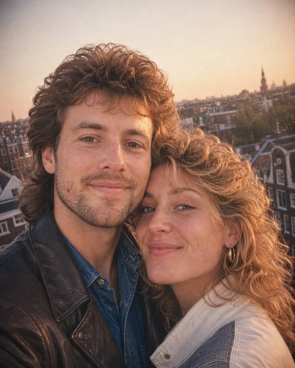 Stel in jaren 80-stijl, gemaakt met AI