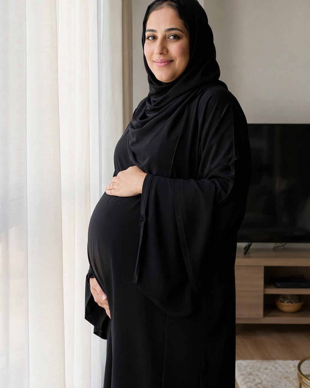 بوز تصوير حامل بستايل الورود مع ابتسامة للكاميرا