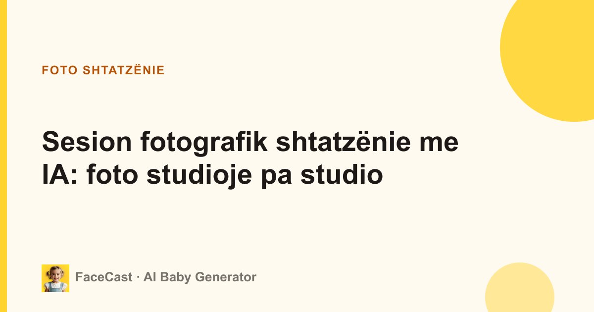 Sesion fotografik shtatzënie me IA: foto studioje pa studio